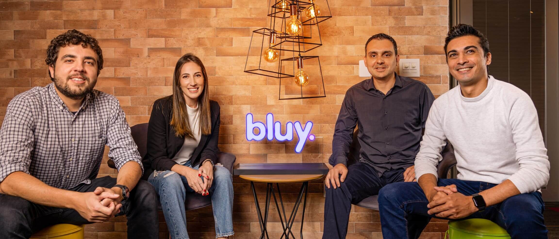 Equipe de gestores da Bluy